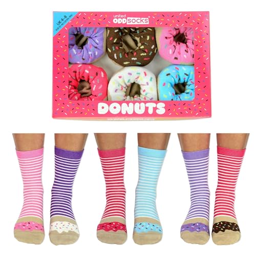 United Oddsocks Donuts Socken für Damen, Größe EUR 37-42, UK 4–8 von United Oddsocks