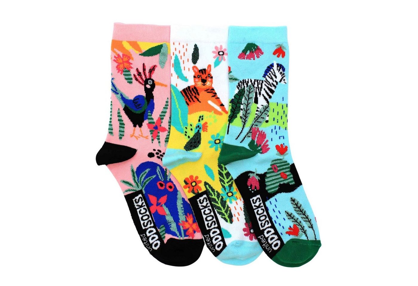 United Oddsocks Freizeitsocken Kinder Socken, 3 individuelle Socken - von United Oddsocks