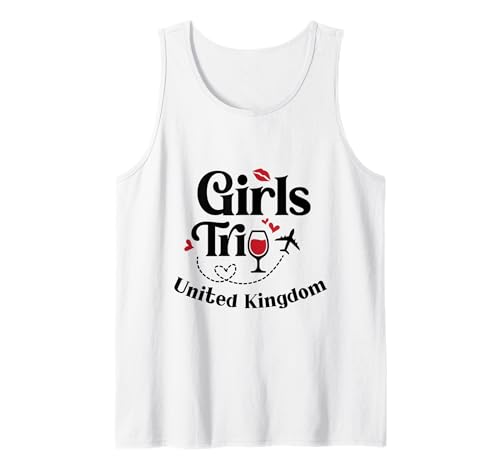 Cute Wine Girls Trip Urlaub in den Vereinigten Staaten Tank Top von United States Outfit Funny Cruise T-Shirts Ideas