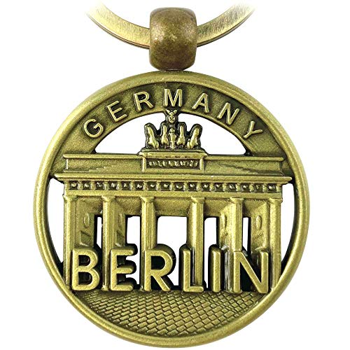 Schlüsselanhänger Berlin Souvenirs, Geschenk, Andenken - runder Keychain mit Skyline aus Metall für Deutschland. Mitbringsel für Paare, passend für Taschen, Rucksäcke, Autoschlüssel Schlüsselanhänger Berlin Souvenirs, Geschenk, Andenken - runder Keychain mit Skyline aus Metall für Deutschland. Mitbringsel für Paare, passend für Taschen, Rucksäcke, Autoschlüssel von United1871
