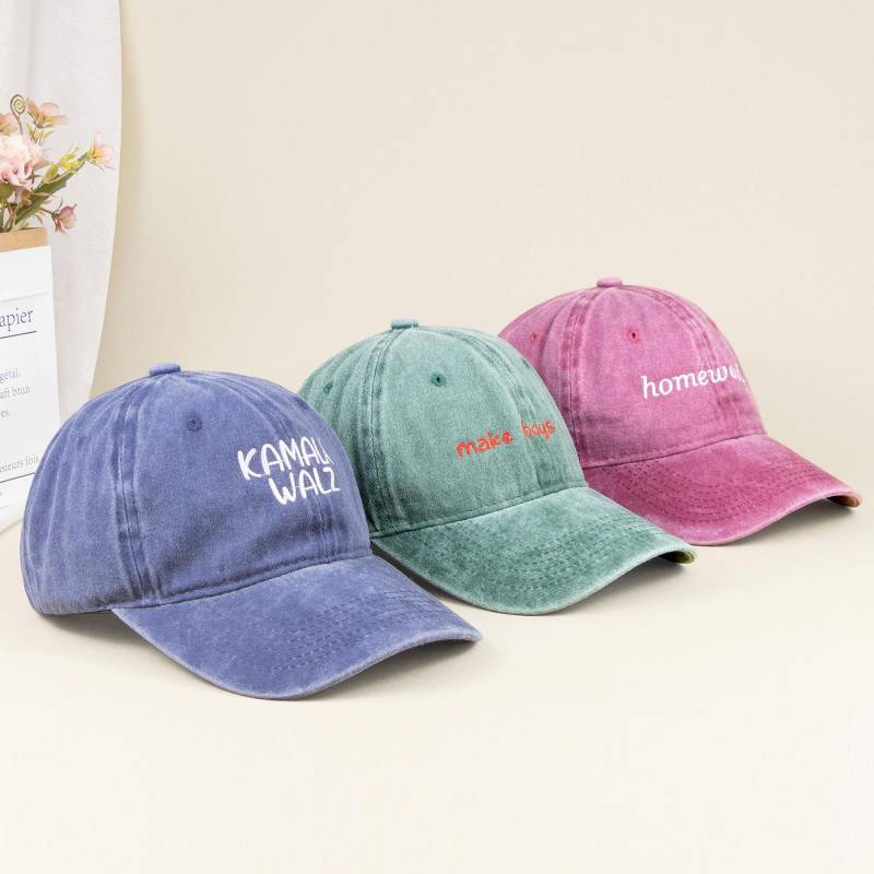 Baseballkappe Mit Benutzerdefiniertem Text, Personalisierter Gestickter Hut, Benutzerdefinierte Gewaschene Dad-Kappe, Unisex-Baseballhut von UnitedCustomDesign