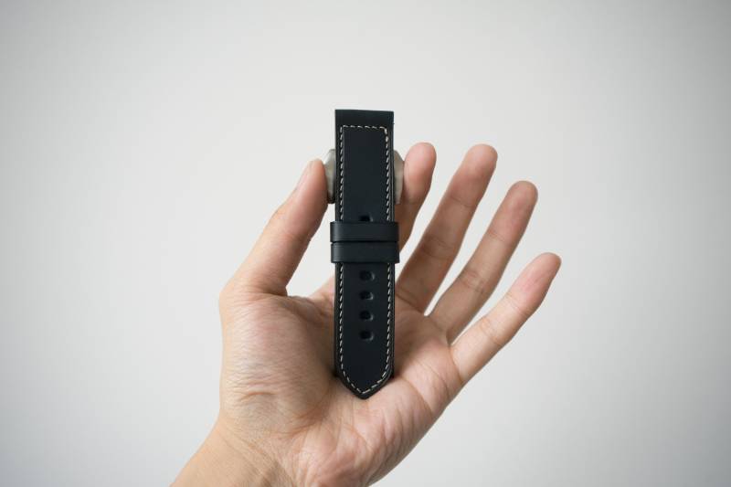 Horween Chromexcel Cxl 18mm 20mm 22mm 24mm Panerai Armband - Schwarz Horween Chromexcel Cxl 18mm 20mm 22mm 24mm Panerai Armband - Schwarz von UnitedLeather