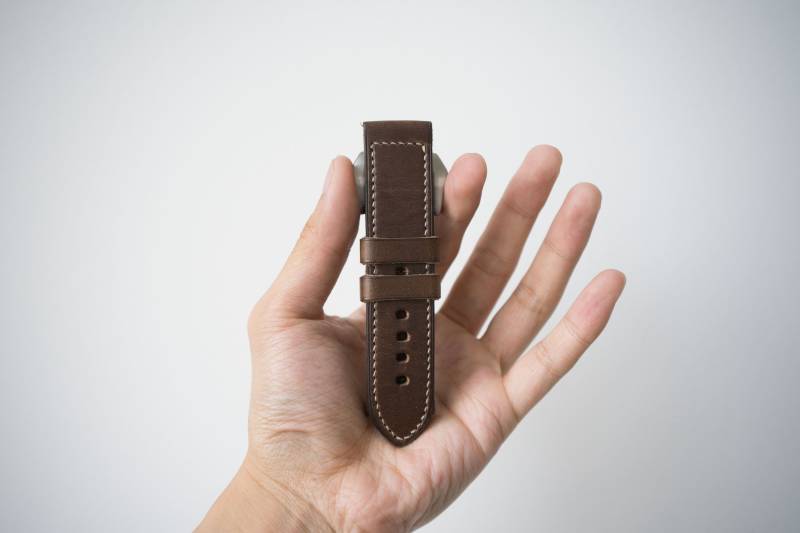 Horween Chromexcel Cxl 18mm 20mm 22mm 24mm Panerai Uhrenarmband - Braun von UnitedLeather