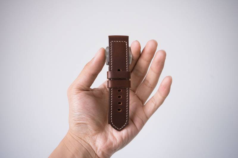 Horween Chromexcel Cxl 18mm 20mm 22mm 24mm Panerai Uhrenarmband - Burgund von UnitedLeather