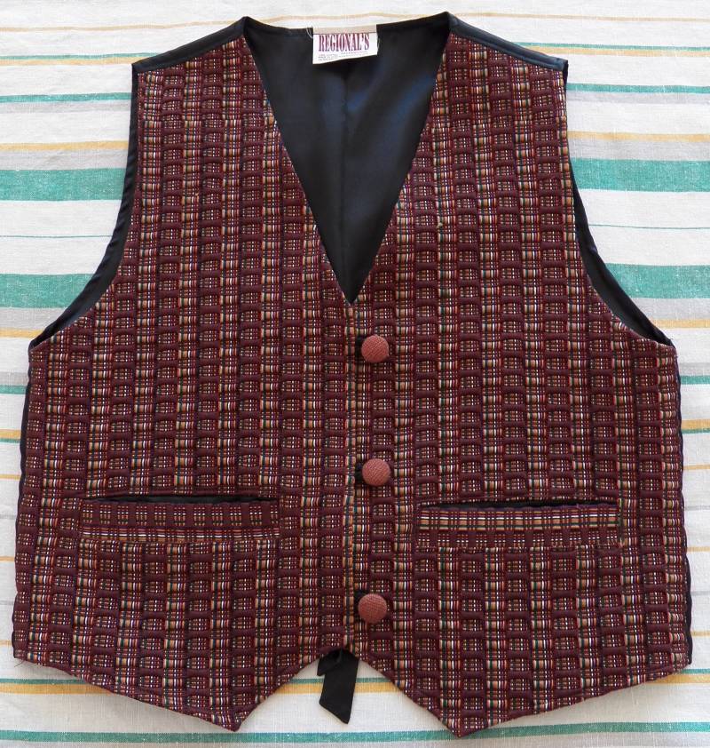 Vintage Herren Weste Größe S Kleine Handgewebte Baumwolle Guatemala Weste Handgemachte Stammes-Regional Made in Braune Gestrickte Baumwollweste Vintage Herren Weste Größe S Kleine Handgewebte Baumwolle Guatemala Weste Handgemachte Stammes-Regional Made in Braune Gestrickte Baumwollweste von UnitedYarnsOf