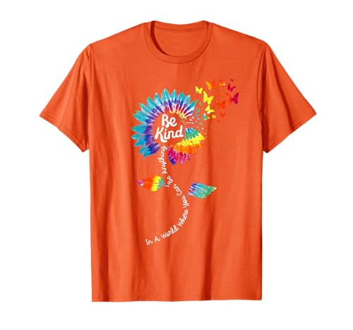 Sunflower Anti Mobbing Be Kind Kindness Tie Dye Unity Day T-Shirt Sunflower Anti Mobbing Be Kind Kindness Tie Dye Unity Day T-Shirt von Unity Day Anti-Bullying End Bullying Ades