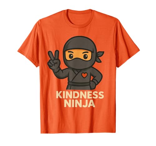 Kindness Ninja Unity Day Orange Anti Mobbing Kind Jungen Kinder T-Shirt Kindness Ninja Unity Day Orange Anti Mobbing Kind Jungen Kinder T-Shirt von Unity Day Anti Bullying School Boys Tees