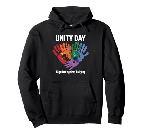 Gemeinsam gegen Mobbing für Kinder Unity Day Orange Anti Bully Pullover Hoodie von Unity Day Apparel Kids Orange Anti Bullying