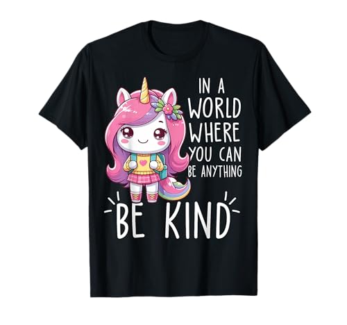 In Einer Welt, in der du Alles Sein Kannst, sei nett, Unity Day, Kinder T-Shirt von Unity Day Kindness Be Kind Orange Anti Bullying