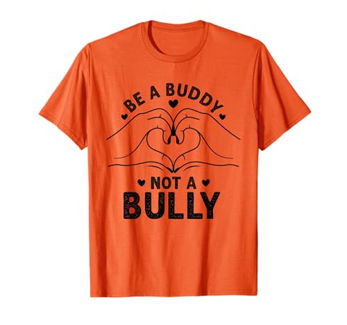 Be A Buddy Not A Bully Orange Unity Day Anti Mobbing Kids T-Shirt von Unity Day Orange Anti Bullying Designs