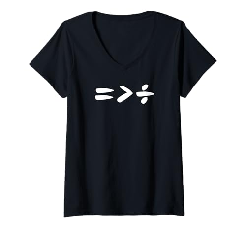 Damen Equality Is Greater Than Division Social Justice Quote T-Shirt mit V-Ausschnitt Damen Equality Is Greater Than Division Social Justice Quote T-Shirt mit V-Ausschnitt von Unity Over Division Social Justice Movement