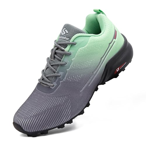 Unitysow Herren Traillaufschuhe, leicht, atmungsaktiv, Walking, Wandern, Sneaker, Outdoor, Athletik, Tennis, Cross-Trainingsschuhe, Grau Grün 02, 38.5 EU Unitysow Herren Traillaufschuhe, leicht, atmungsaktiv, Walking, Wandern, Sneaker, Outdoor, Athletik, Tennis, Cross-Trainingsschuhe, Grau Grün 02, 38.5 EU von Unitysow