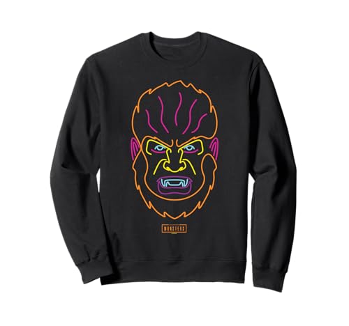 Universal Monsters Neon Wolf Man Portrait Sweatshirt von Universal Monsters