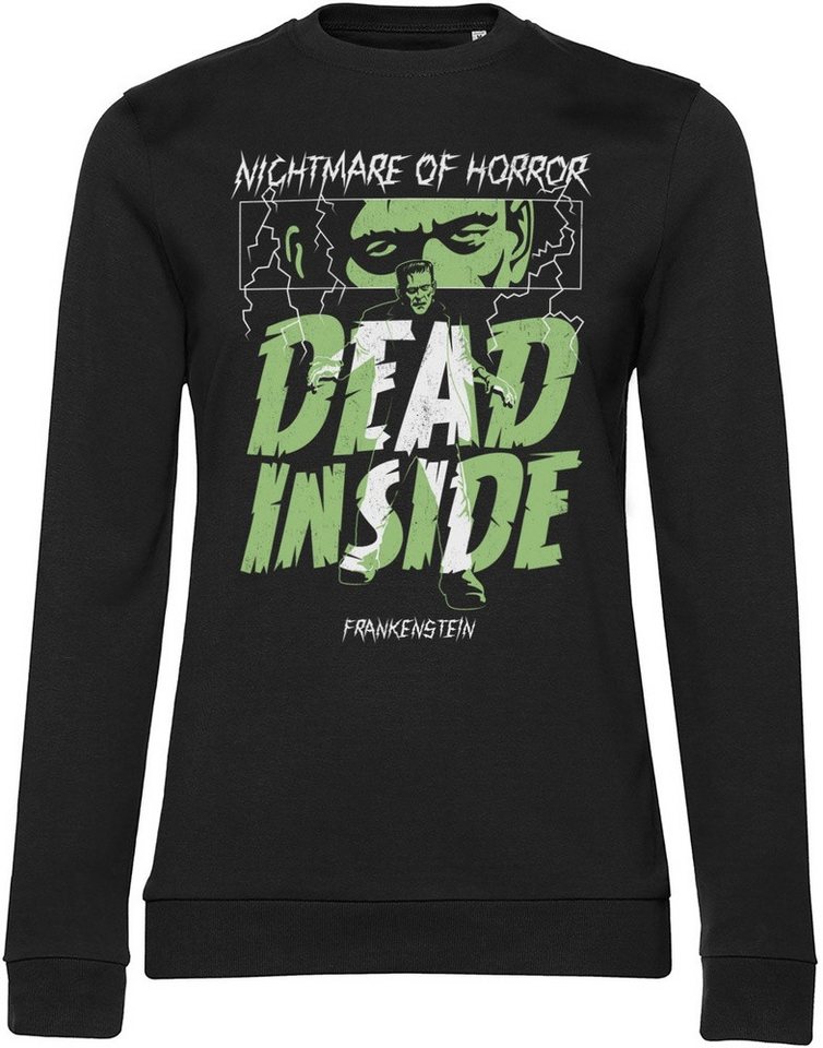 Universal Monsters Rundhalspullover Frankenstein Dead Inside Girly Sweatshirt von Universal Monsters