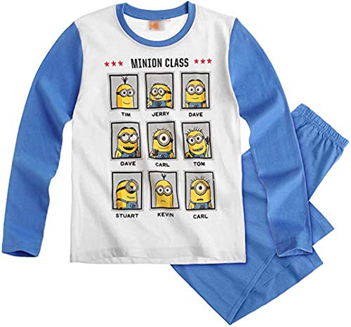 Offizieller Schlafanzug mit Minions-Motiv "Ich - Einfach Unverbesserlich" für Kinder, Jungen und Mädchen Gr. 116 cm, Design 50 von Universal Pictures