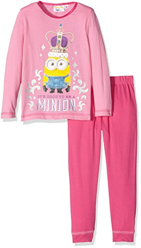 Universal Pictures Mädchen Minions Zweiteiliger Schlafanzug, Rosa (Rosa), 4 Jahre von Universal Pictures