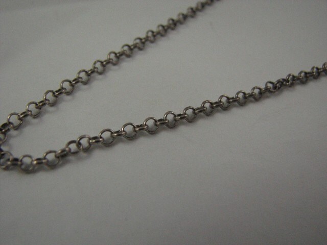 22-Zoll-sterlingsilber Oxidiert Rolo Kette 2, 5 Mm Mit Karabinerverschluss 22-Zoll-sterlingsilber Oxidiert Rolo Kette 2, 5 Mm Mit Karabinerverschluss von UniversalAge