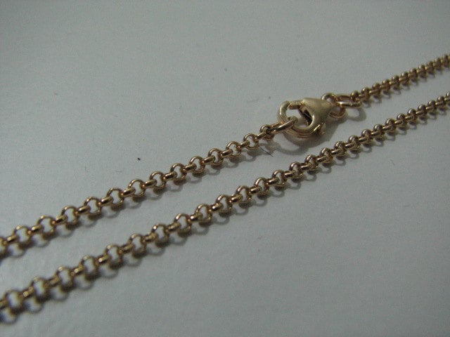 2mm Gold Gefüllt Rolo Chain Mit Karabinerverschluss, 30 cm Halskette von UniversalAge