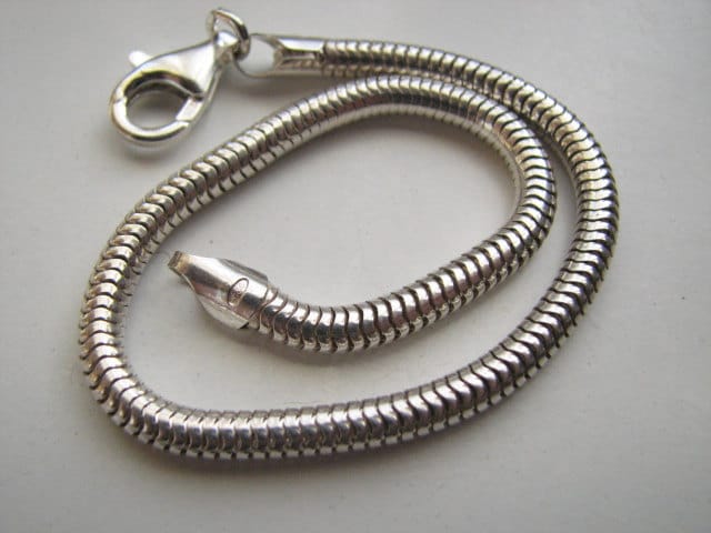 5mm Schlangenkette 22 Zoll Mit Hummerverschluss, 925 Sterling Silber von UniversalAge