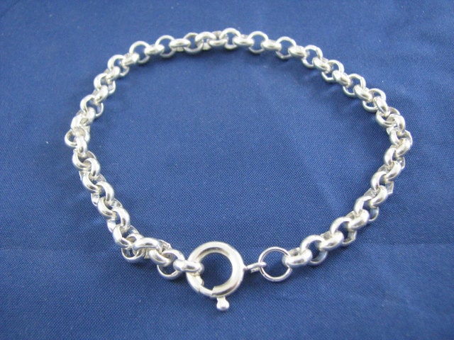 sterling Silber 6mm Rolo Kette Armband sterling Silber 6mm Rolo Kette Armband von UniversalAge