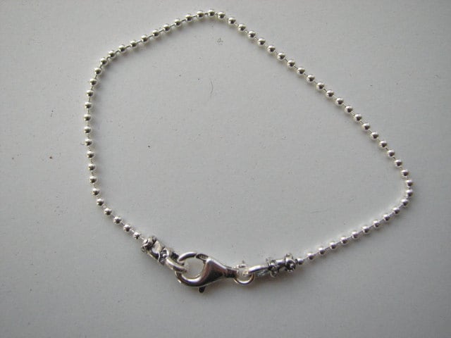 sterling Silber Kugelarmband Mit Karabinerverschluss, Einfache Armband, Armband von UniversalAge