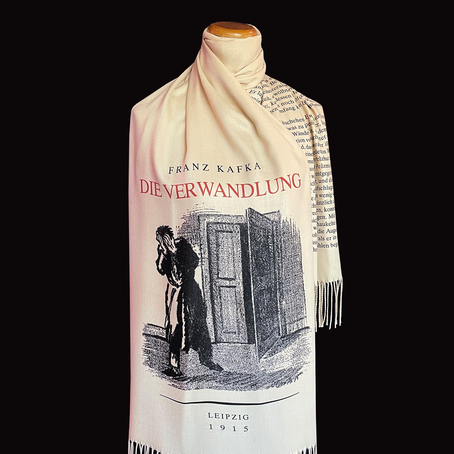 Die Metamorphose Von Franz Kafka Schal Wickelschal | Deutsche Version. - Verwandlung Schal von UniversalZone