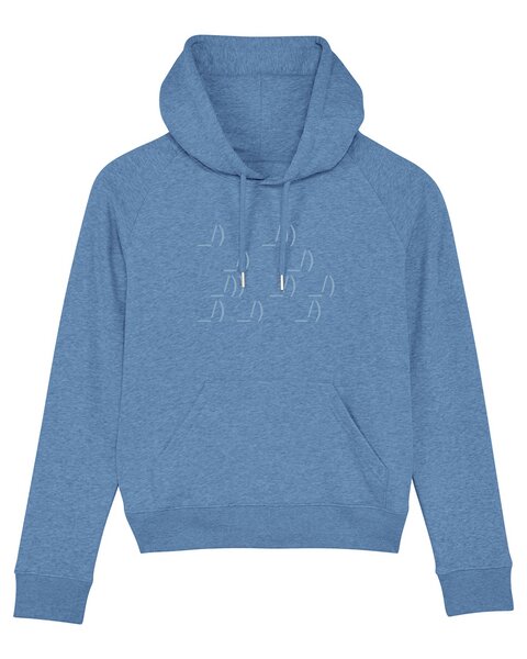 University of Soul Damen Hoodie aus Bio-Baumwolle "ASCII-Segler" von University of Soul