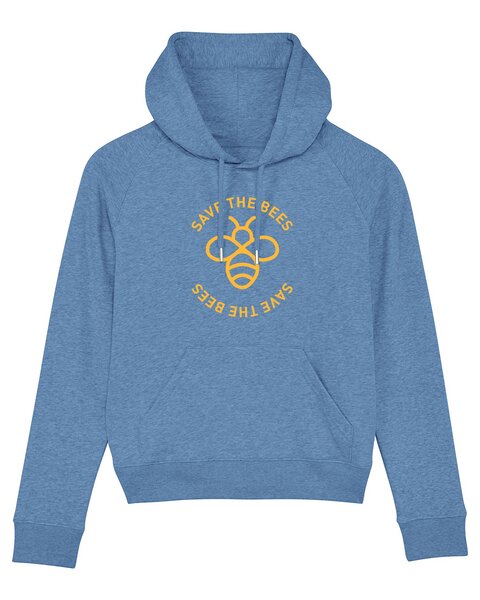 University of Soul Damen Hoodie aus Bio-Baumwolle "Save the Bees" von University of Soul