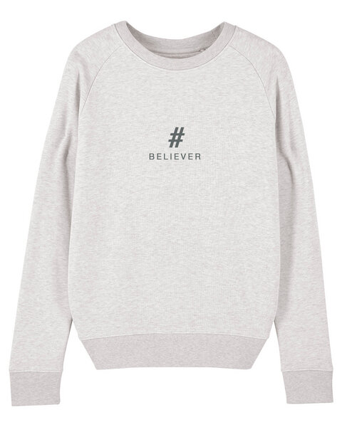 University of Soul Damen Sweatshirt aus Bio-Baumwolle "BELIEVER" von University of Soul