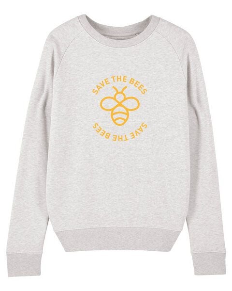 University of Soul Damen Sweatshirt aus Bio-Baumwolle "Save the Bees" von University of Soul