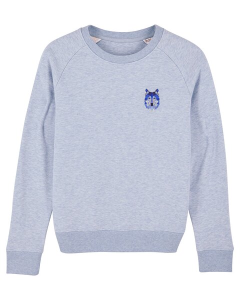 University of Soul Damen Sweatshirt aus Bio-Baumwolle "Wolf" von University of Soul