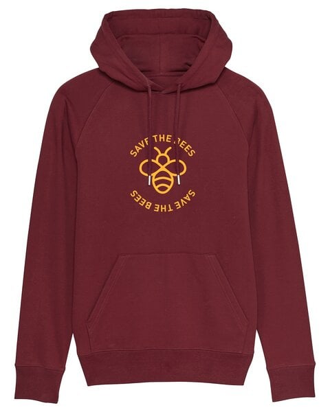 University of Soul Herren Hoodie aus Bio-Baumwolle "Save the Bees" von University of Soul