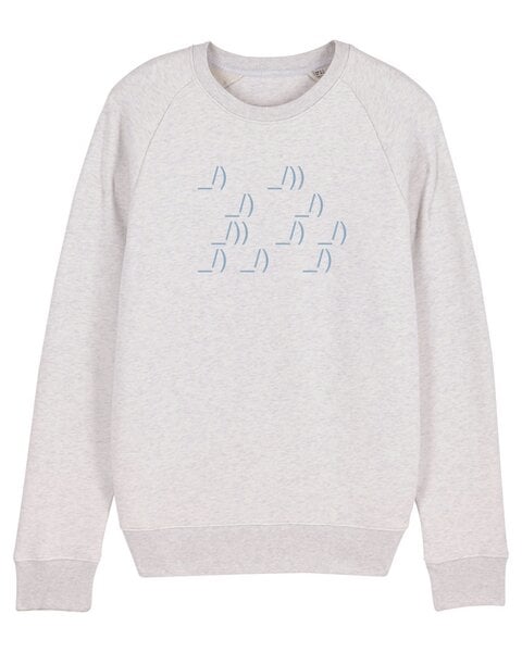 University of Soul Herren Sweatshirt aus Bio-Baumwolle "ASCII Segler" von University of Soul