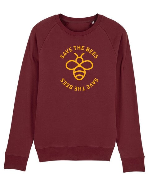 University of Soul Herren Sweatshirt aus Bio-Baumwolle "Save the Bees" von University of Soul