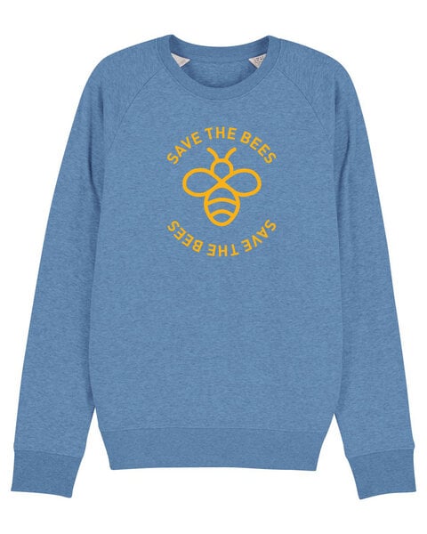 University of Soul Herren Sweatshirt aus Bio-Baumwolle "Save the Bees" von University of Soul