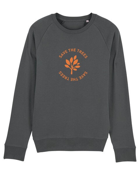 University of Soul Herren Sweatshirt aus Bio-Baumwolle "Save the Trees" von University of Soul