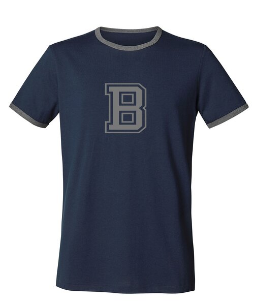 University of Soul Herren T-Shirt "College" Navy / Mid Heather Grey von University of Soul