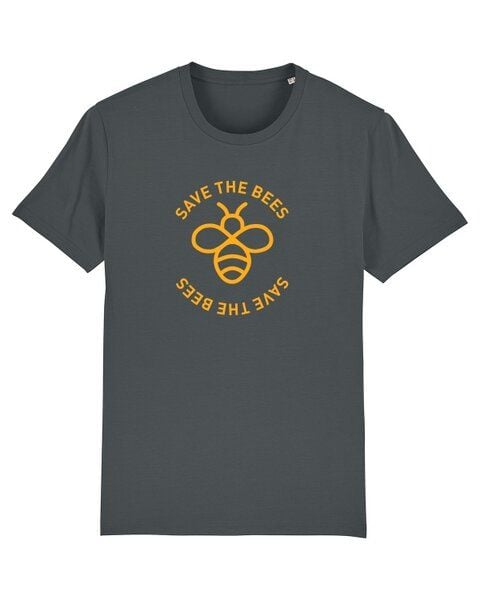 University of Soul Unisex T-Shirt aus Bio-Baumwolle "Save the Bees" von University of Soul