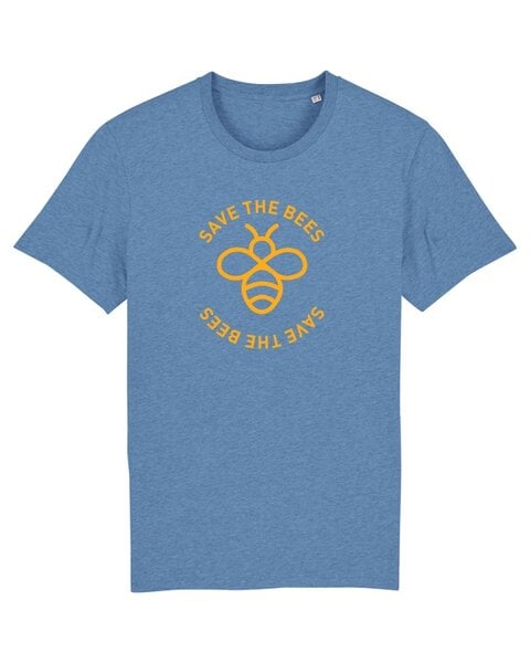 University of Soul Unisex T-Shirt aus Bio-Baumwolle "Save the Bees" von University of Soul