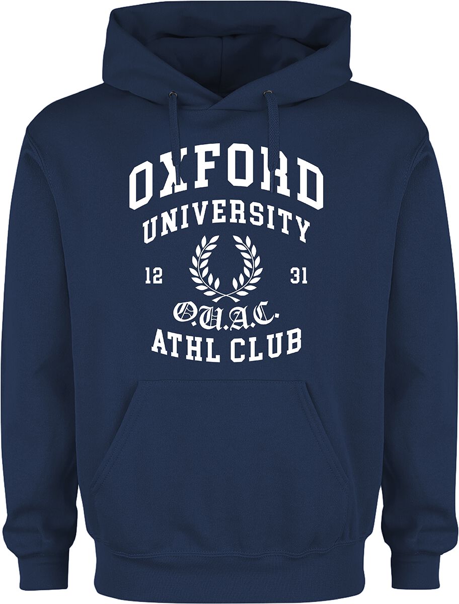 University Kapuzenpullover - Oxford - ATHL Club - S bis XXL - für Männer - Größe M - blau  - Lizenzierter Fanartikel von University