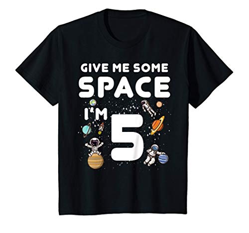 Kinder Alien Galaxy Weltraum 5 Geburtstag Astronauten Mars Mission T-Shirt Kinder Alien Galaxy Weltraum 5 Geburtstag Astronauten Mars Mission T-Shirt von Universum Astronaut Sterne Geburtstags-Geschenke