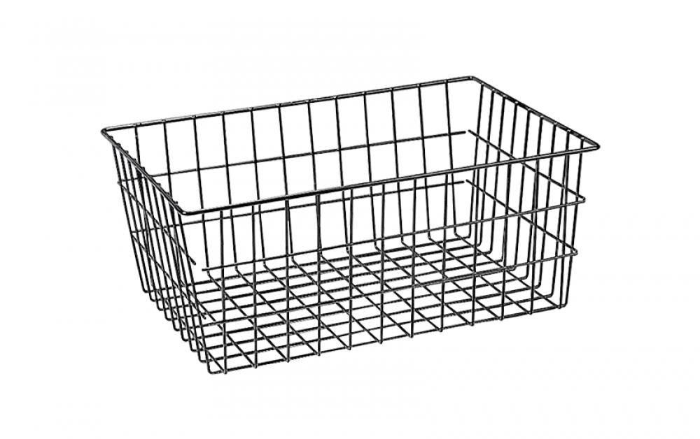 Unix Fahrradkorb Unix Camillo Fahrrad-Gepäckträgerkorb, schwarz, 55x36x22 cm, 40 l Volu von Unix