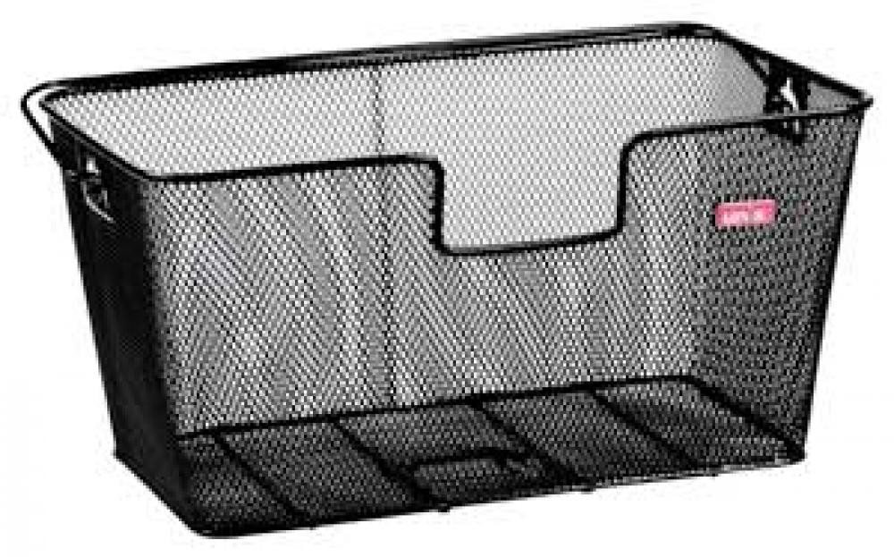 Unix Fahrradkorb Unix Hinterradkorb Acacio Schwarz 48x28x24 cm von Unix