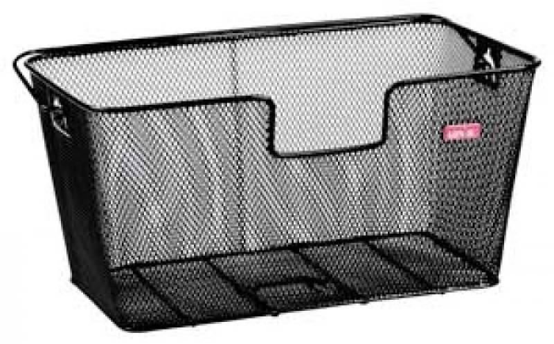 Unix Fahrradkorb Unix Hinterradkorb Acacio Schwarz 48x28x24 cm von Unix