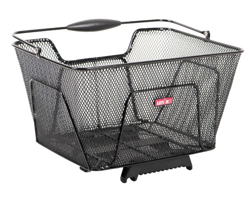 Unix Fahrradkorb Unix Hinterradkorb Reano TopKlip schwarz 41x29,5x21,5 cm von Unix