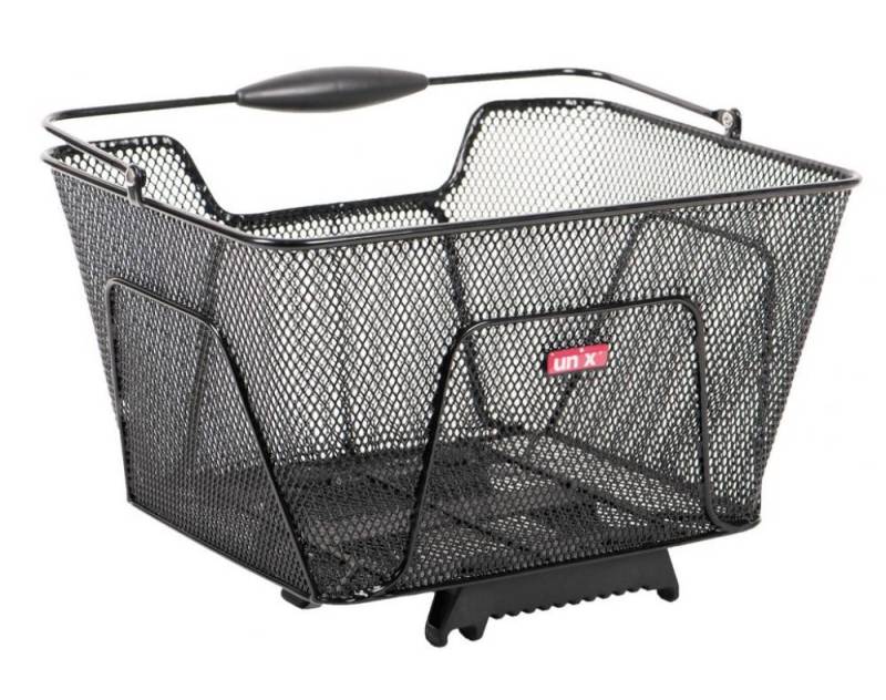 Unix Fahrradkorb Unix Hinterradkorb Reano TopKlip schwarz 41x29,5x21,5 cm von Unix