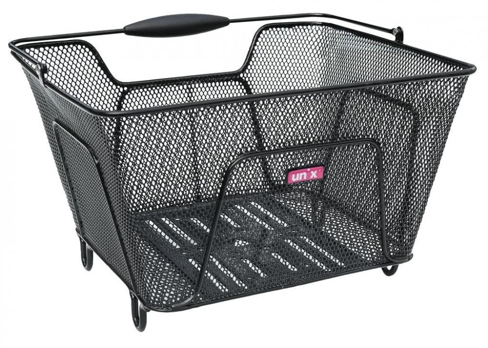 Unix Fahrradkorb Unix Hinterradkorb Reano Universal schwarz 32x31x24 cm von Unix