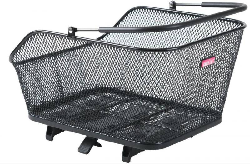 Unix Fahrradkorb Unix Korb Fabrice Topklip Schwarz 40x31x21 cm von Unix