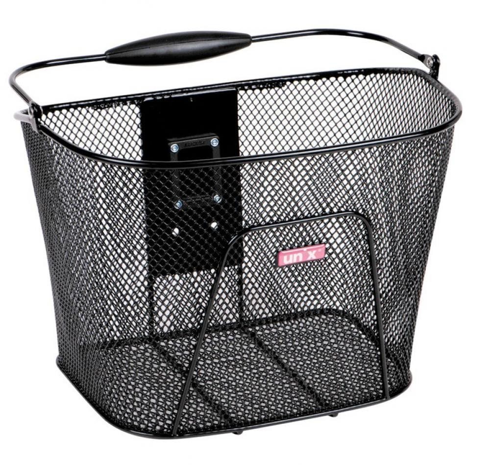 Unix Fahrradkorb Unix Lenkerkorb Ricco 35x29x25cm, schwarz, engmaschig von Unix