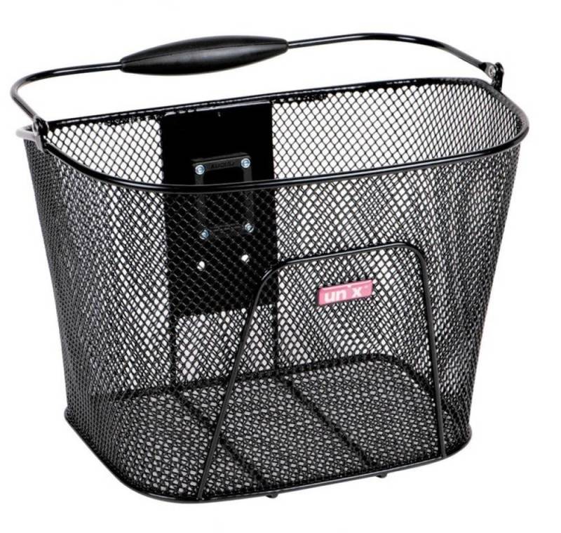 Unix Fahrradkorb Unix Lenkerkorb Ricco 35x29x25cm, schwarz, engmaschig von Unix